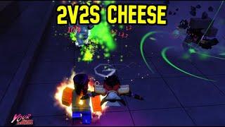 [YBA] The GREATEST 2v2s CHEESE... ft. @Yozzly