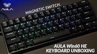 AULA WIN60 HE Magnetic Switch Gaming Keyboard | Hands-On & Unboxing