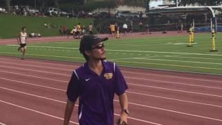 Ryan Nakagawa brings Punahou a victory at ILH relay.