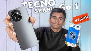 TECNO Spark Go 1 Unboxing in - Unisoc T615,5000mAh, IP54, 120Hz, Al Active Noise Cancellation