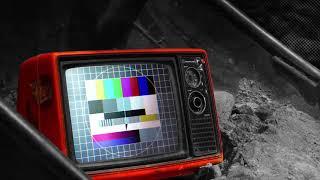 #Футаж сломанный мини телевизор ◄4K•HD► #Footage broken mini tv