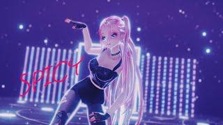 【MMD】NADA - 신 (Spicy) (motion dl) | Collab w/ myakushek