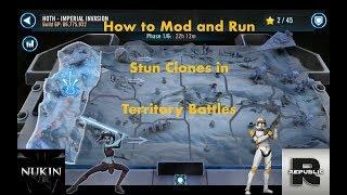 Star Wars Galaxy of Heroes : TB Stun Clone Guide + Mods and Strat