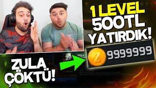 GROWE İLE ÇILDIRDIK!! 1 LEVEL HESABA 500TL YATIRIP SIFIRDAN FULLEDİK! ZULA