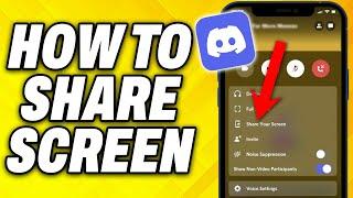 How To Share Screen on Discord Mobile 2024