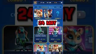 Hamster kombat daily combo today 24 May || hamster kombat May 24 #dailycombo