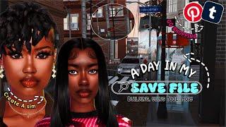 A DAY IN MY REALISTIC SAVE FILE │THE EXIST SAVE FILE│ The Sims 4