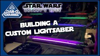 Star Wars Galaxy's Edge Opening day vlog part 3 Building a custom Lightsaber