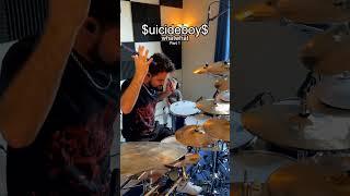 $UICIDEBOY$ WHATWHAT DRUM COVER (P1) // #shorts #suicideboys #g59records