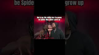 Me in my 20s telling bro I’m gonna be Spider-Man when I grow up #WWE