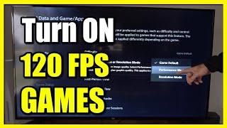 How to Get 120hz & 120Fps on your PS5 Games (Easy Tutorial)