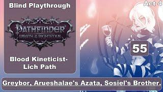 Pathfinder: Wrath of The Righteous. "Greybor, Arueshalae's Azata, Sosiel's Brother."