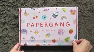Papergang December 2019 Stationery Subscription Box Unboxing