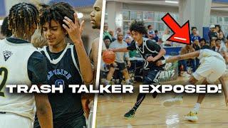 BECKHAM BLACK VS TRASH TALKER!! Heated game vs BEST 15U TEAM IN TEXAS!