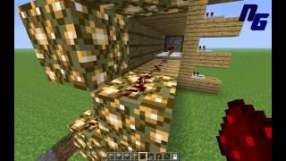 Minecraft Redstone Tutorials - How to Make an Effective Piston Elevator