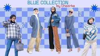 Sweater and Cardigan Blue Collection by Onezirkashop Knitwear Kekinian Aesthetic