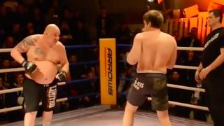 Old school Vale Tudo guy gets owned in a modern MMA fight