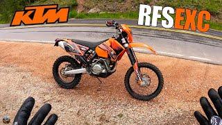 16 Year Old KTM 450 EXC (RFS) Engine Test Ride