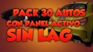 PACK Autos Sin Lag y con Panel Activo para GTA SA