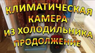 Климатическая камера из холодильника!