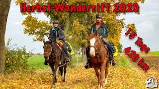 15 Tage  Herbst Wanderritt 2020  420 km