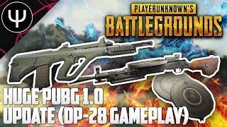 PLAYERUNKNOWN'S BATTLEGROUNDS — HUGE PUBG 1.0 Update (DP-28 Gameplay)!