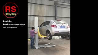 Rising Sun Movable Single Post Smart Car Lift -2700kg Capacity