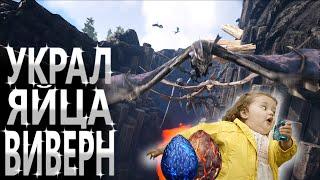 ВОРУЕМ ЯЙЦА ВИВЕРН - ARK: Survival Evolved Ragnarok