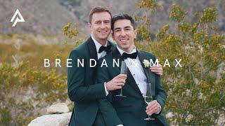 Dapper grooms’ stunning desert wedding // Avalon Hotel & Bungalows Palm Springs Wedding Video