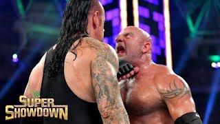 Goldberg drops The Undertaker with two brutal Spears: WWE Super ShowDown 2019