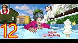 Scary Teacher 3D - NEW Christmas Update - GamePlay #12 Worst Skater Ever