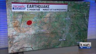 Did you feel it? Strong 5.1 quake felt near Austin