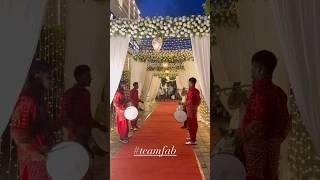 Wedding entry done by fab events