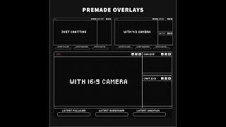 Dark retro stream pack setup tutorial STREMLABS OBS 2023