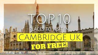 Top 10 Free Days Out in Cambridge UK | Budget Travel Guide