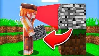  ვხურავ Minecraft-ს, მაგრამ ვიღებ ყველა ბლოკს რომელსაც შევხედავ!