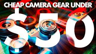 CHEAP Camera Gear I've used for YEARS | Photo/Video Gear under $50