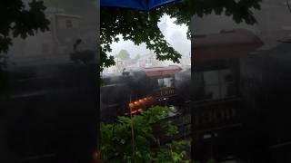 Western Maryland 1309 don't mind the rain! #steamlocomotive#railwayrarities  #railfan #steamengine
