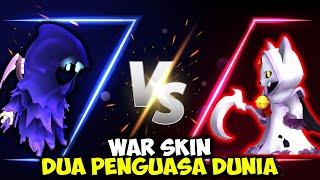 WAR SKIN PENGUASA DUNIA KEGELAPAN DEATH MELAWAN PENGUASA KEBAIKAN WHITE DEATH ! Stumble Guys