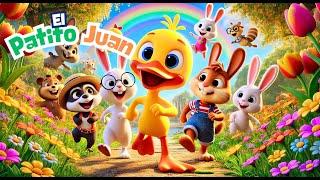  El Patito Juan  | Aprender Valores, Educación y Diversión para Niños | Canción Infantil 