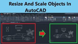 AutoCAD How to Scale & Resize an Object