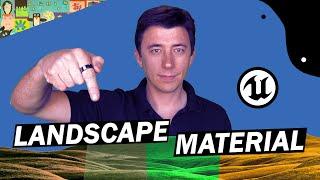 Let's Build the RPG! - 7 - Landscape Material Tutorial in Unreal Engine 5