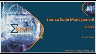 1.Source Code Management with GitHub