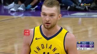 Vince Carter Gets Angry At Domantas Sabonis (tritaskislt)