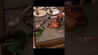 Poulet de Bresse - Skilled cutting of Chicken Roast #poulet #roastchicken #chickencutting_skills