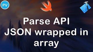 Use Web API and Parse JSON (Swift 5.1.2 / Xcode 11.2.1)