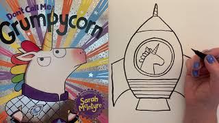 Cressida's Creativity Summer Camp - Learn to Draw Grumpycorn with Sarah McIntyre