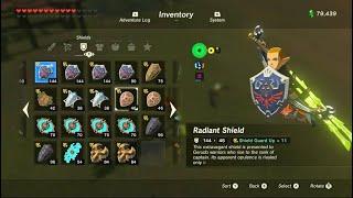 Duplicate and Durability transfer weapons, bows, and shields in botw (menu overloading)