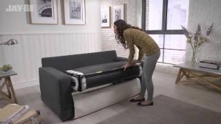 JAY-BE® Modern Sofa Bed With Pocket Sprung Mattress