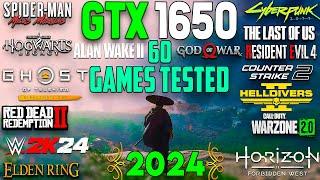 GTX 1650 Test in 60 Games 2024 - Ultimate GTX 1650 Benchmark